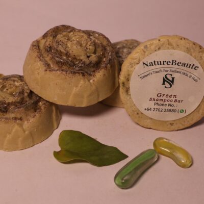 Green shampoo Bar