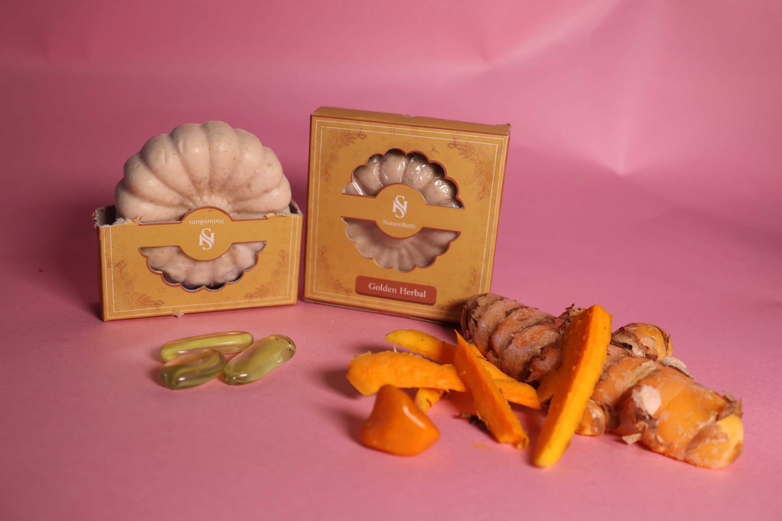 Golden herbal facial cleanser